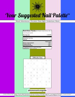 Your Suggested Nail Palette™ | Beauty Inspired Puzzle | Digital Download