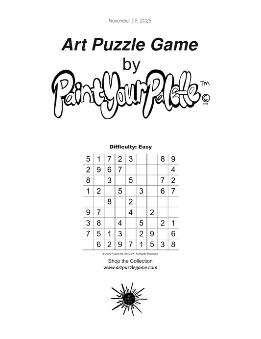 9x9 Sudoku grid, difficulty hard, where .=blank square:  5 1 7 2 3 . . 8 9 2 9 6 7 . . . . 4 8 . 3 . 5 . . 7 2 1 2 . 5 . 3 . 6 7 . . 8 . 2 . . . . 9 7 . . 4 . 2 . . 3 8 . 4 . 5 . 2 1 7 5 1 3 . 2 9 . 6 . 6 2 9 7 1 5 3 8  Apologies for any typos. Enjoy!