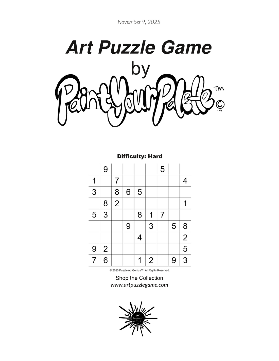 9x9 Sudoku Puzzle grid, where .=blank square: . 9 . . . . 5 . . 1 . 7 . . . . . 4 3 . 8 6 5 . . . . . 8 2 . . . . . 1 5 3 . . 8 1 7 . . . . . 9 . 3 . 5 8 . . . . 4 . . . 2 9 2 . . . . . . 5 7 6 . . 1 2 . 9 3
