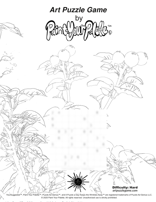 Art Puzzle Game | Sudoku Puzzle Coloring Sheet | Appletree