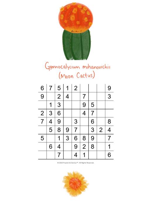 Paint Your Palette™ - Creative Puzzle, Moon Cactus